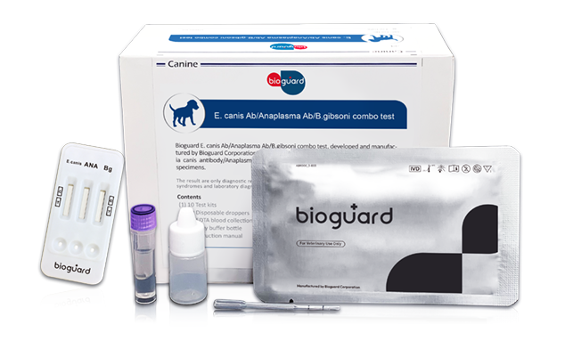 E.canis Ab/Anaplasma Ab/B.gibsoni Ab Combo Test - 5 Kits