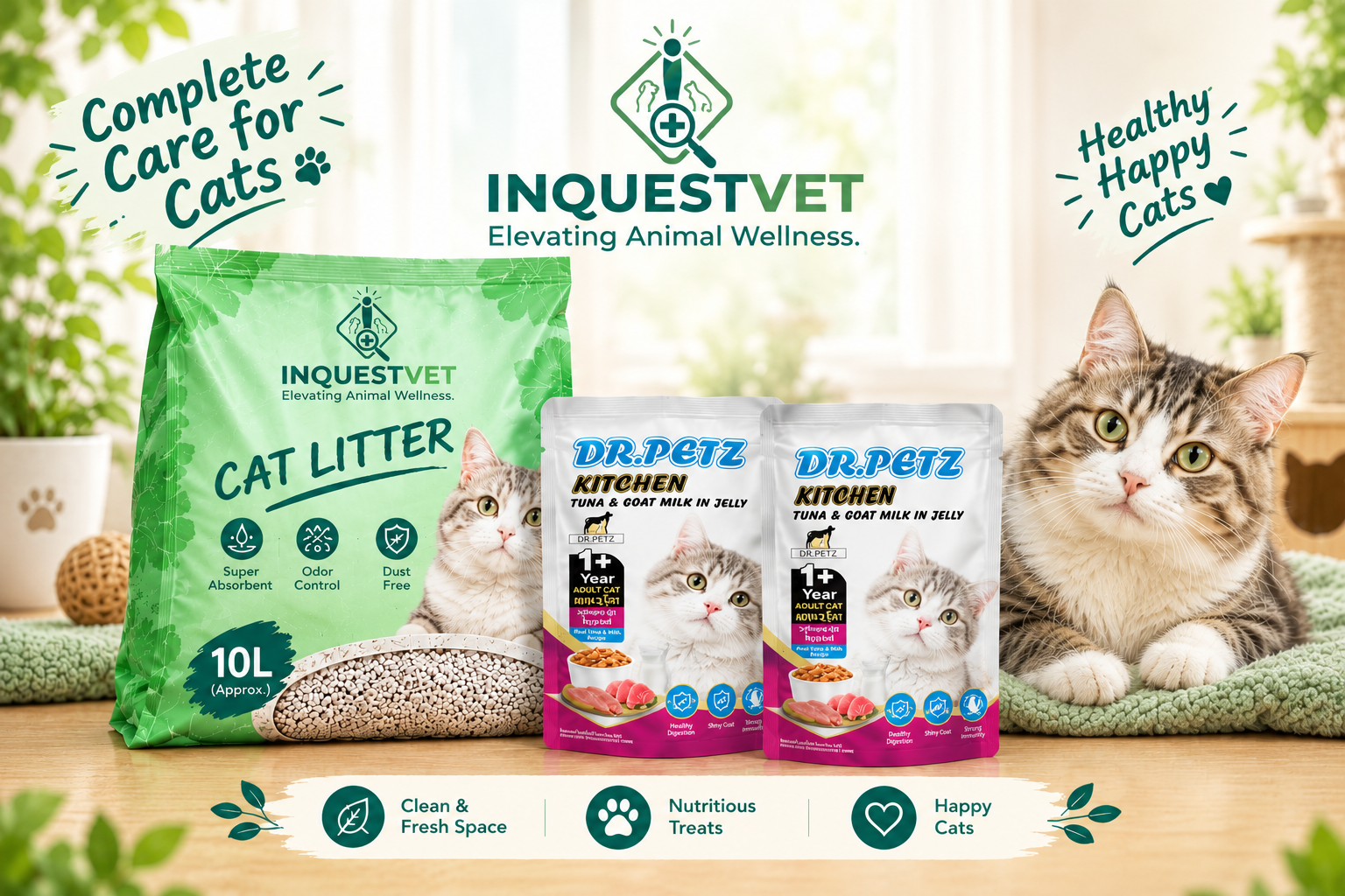 Cat Care Combo 4