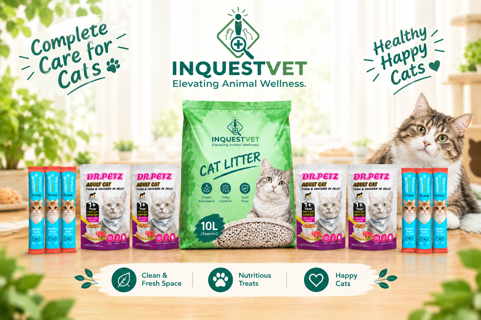 Cat Care Combo 6